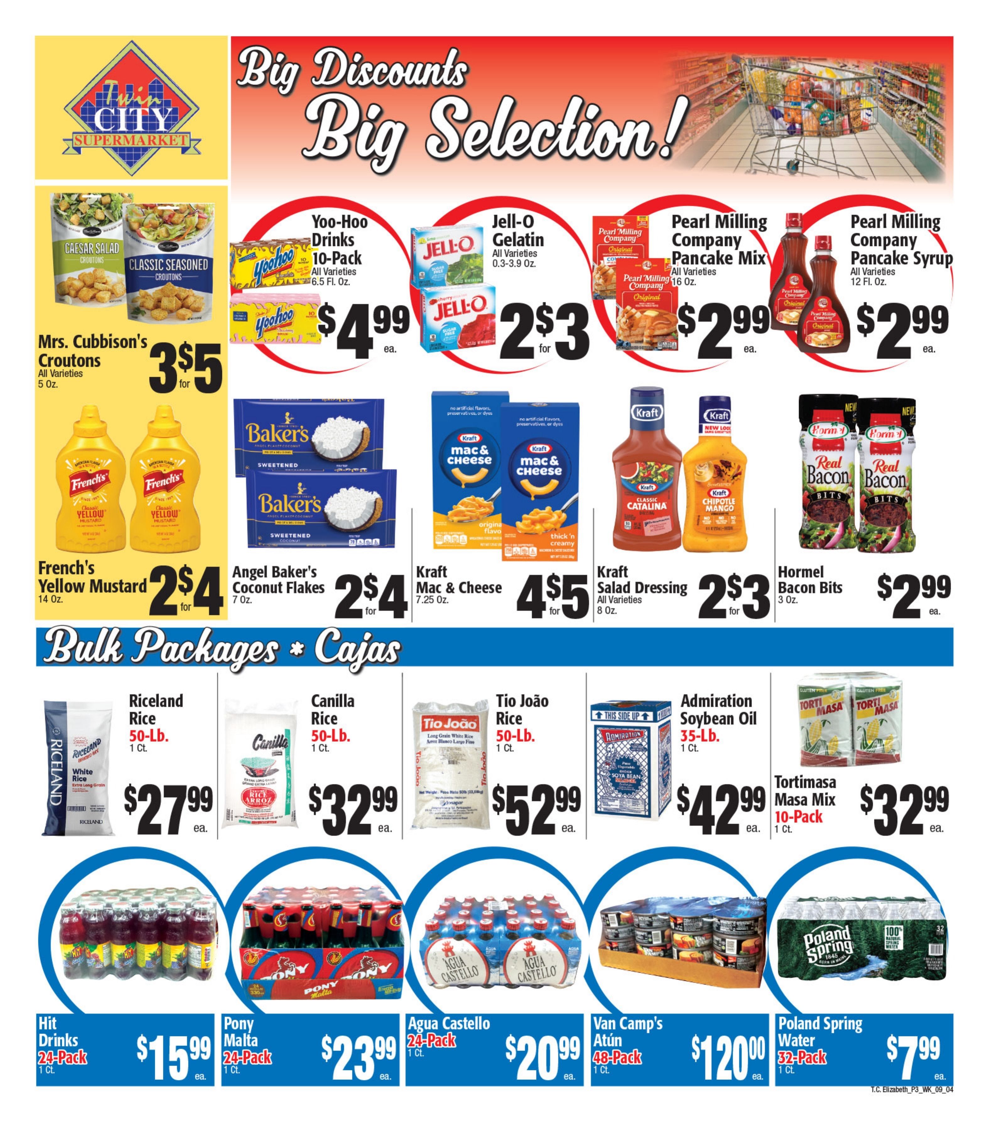 Twin City Supermarket (1016 Sherman Avenue, Elizabeth, NJ) Weekly Ad September 5 - 11, 2026