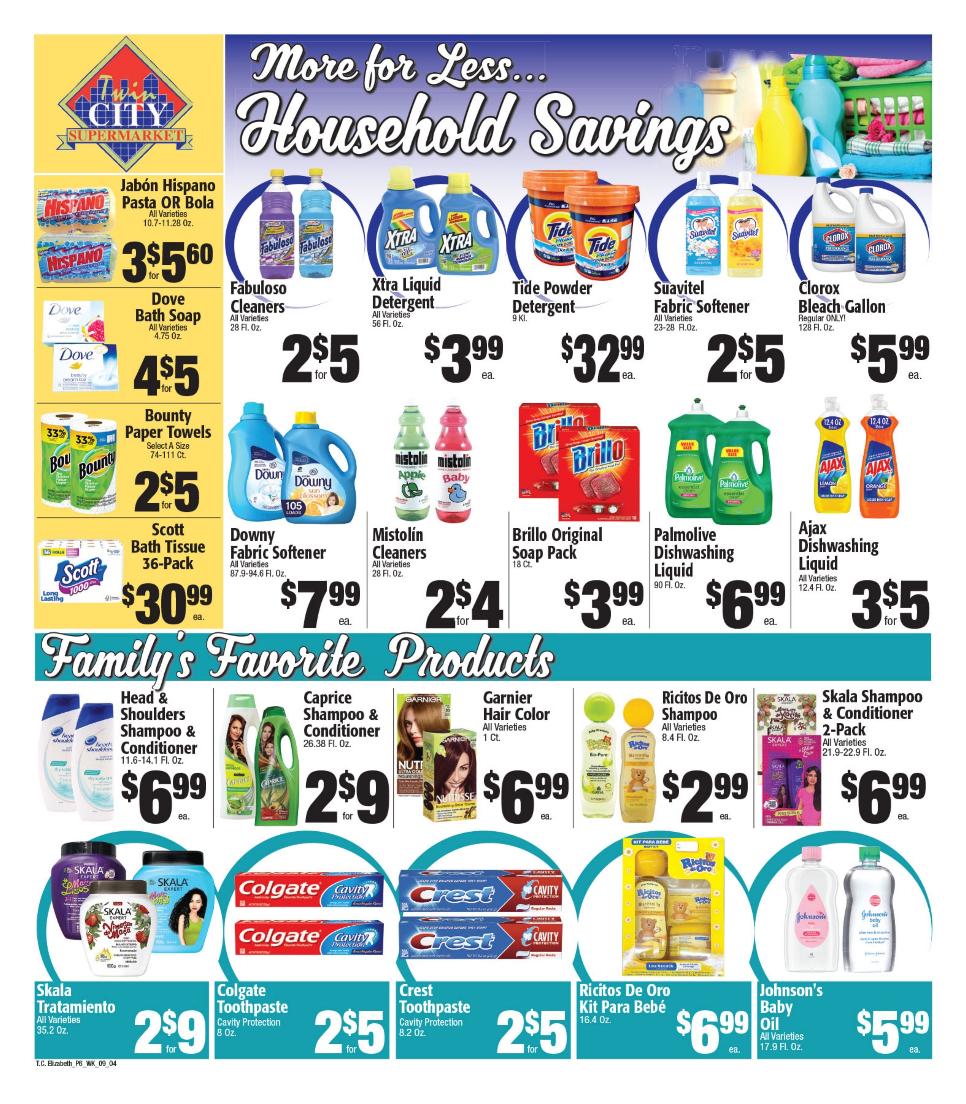 Twin City Supermarket (1016 Sherman Avenue, Elizabeth, NJ) Weekly Ad September 5 - 11, 2026