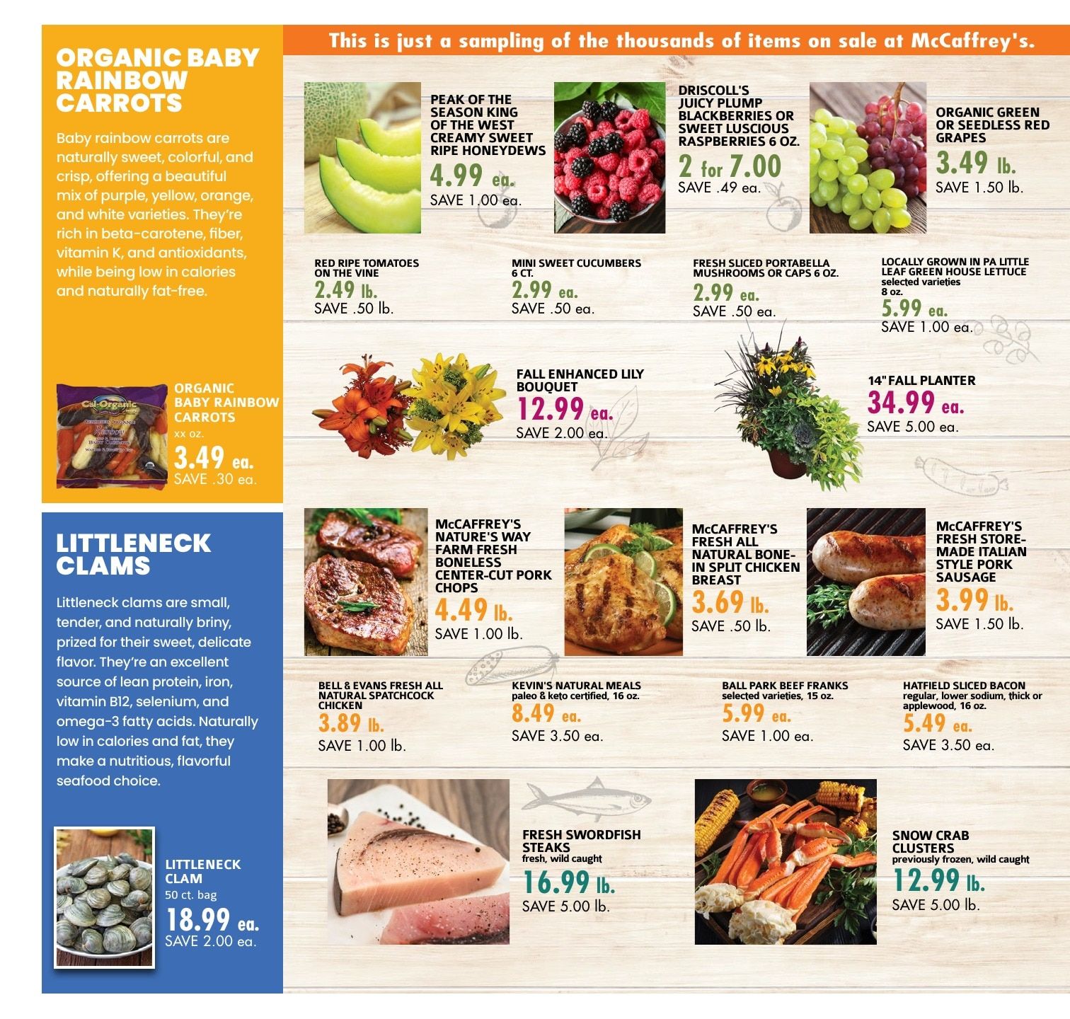 McCaffrey's Food Markets Weekly Ad September 4 - 17, 2026