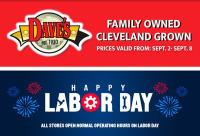 Dave's Markets Weekly Ad September 2 - 8, 2026