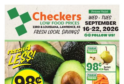 Checkers Foods Weekly Ad September 16 - 22, 2026