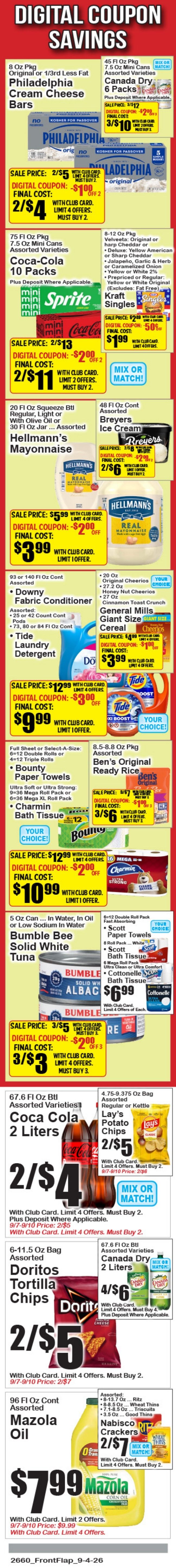 Food World Supermarket Weekly Ad September 4 - 10, 2026