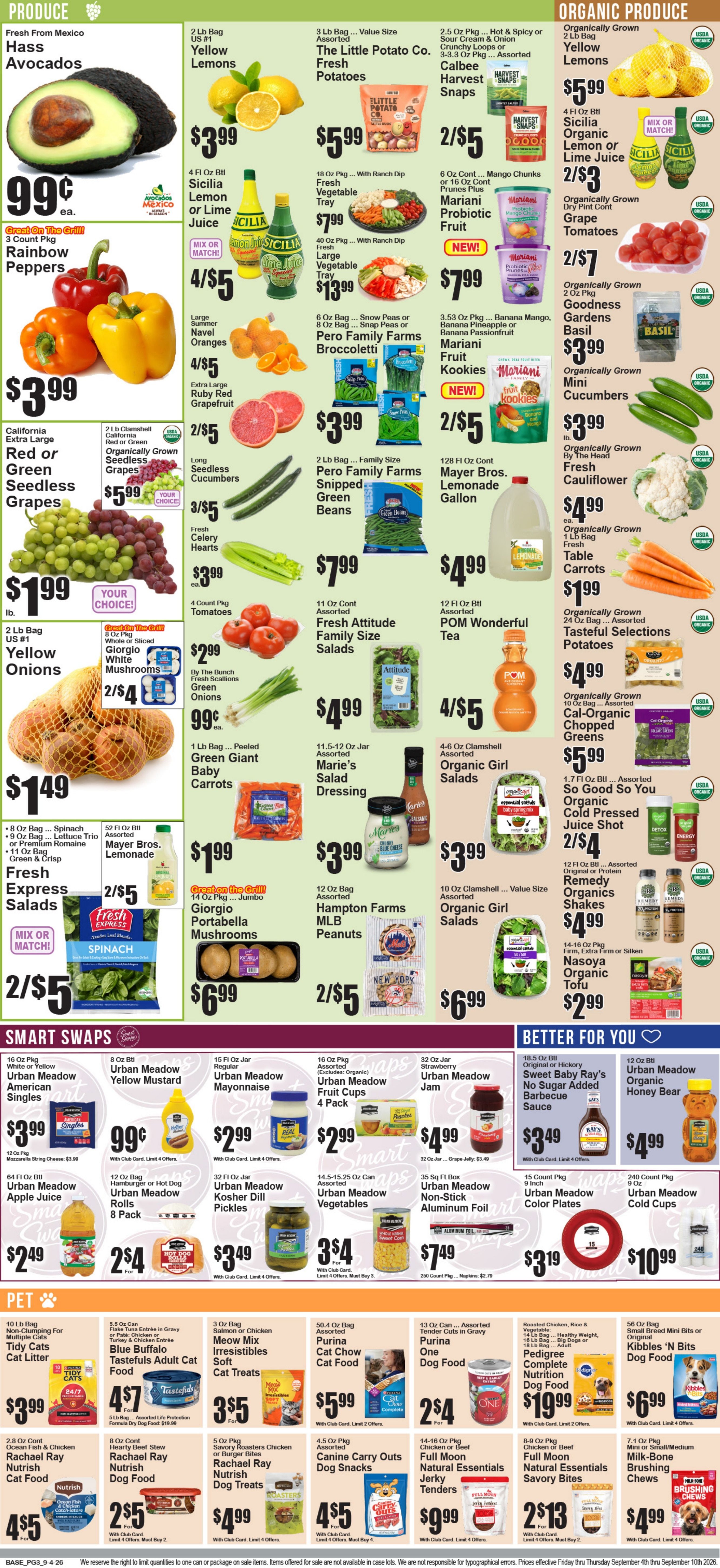 Food World Supermarket Weekly Ad September 4 - 10, 2026