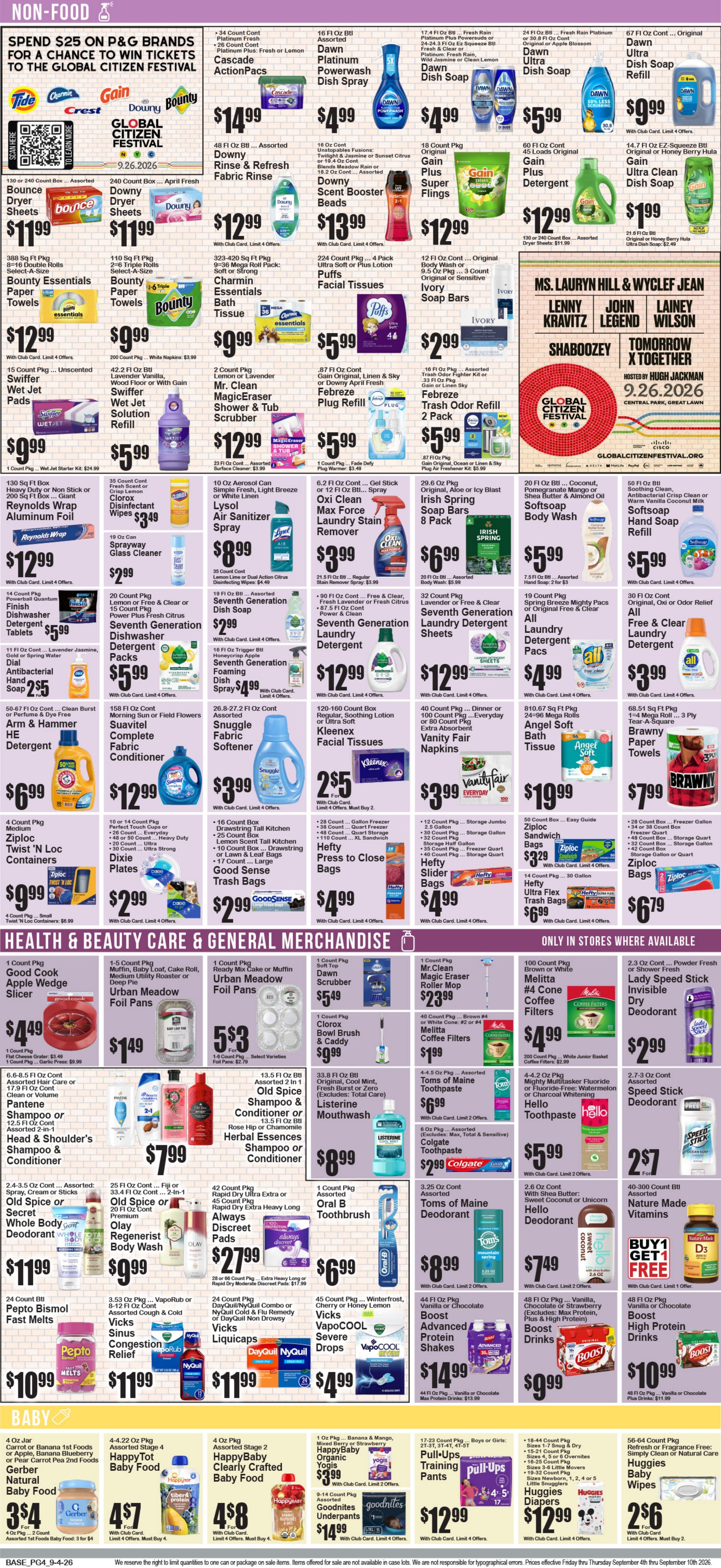 Food World Supermarket Weekly Ad September 4 - 10, 2026