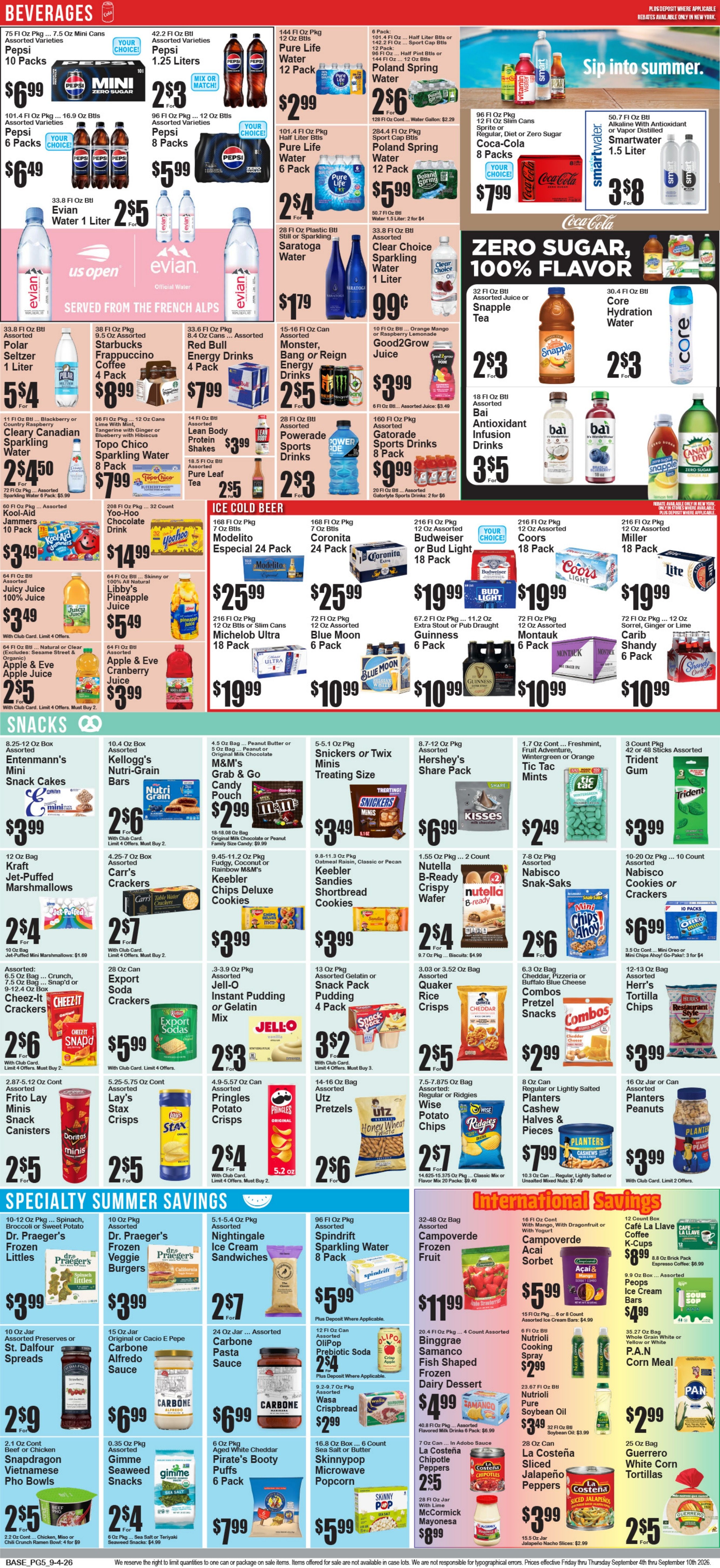 Food World Supermarket Weekly Ad September 4 - 10, 2026
