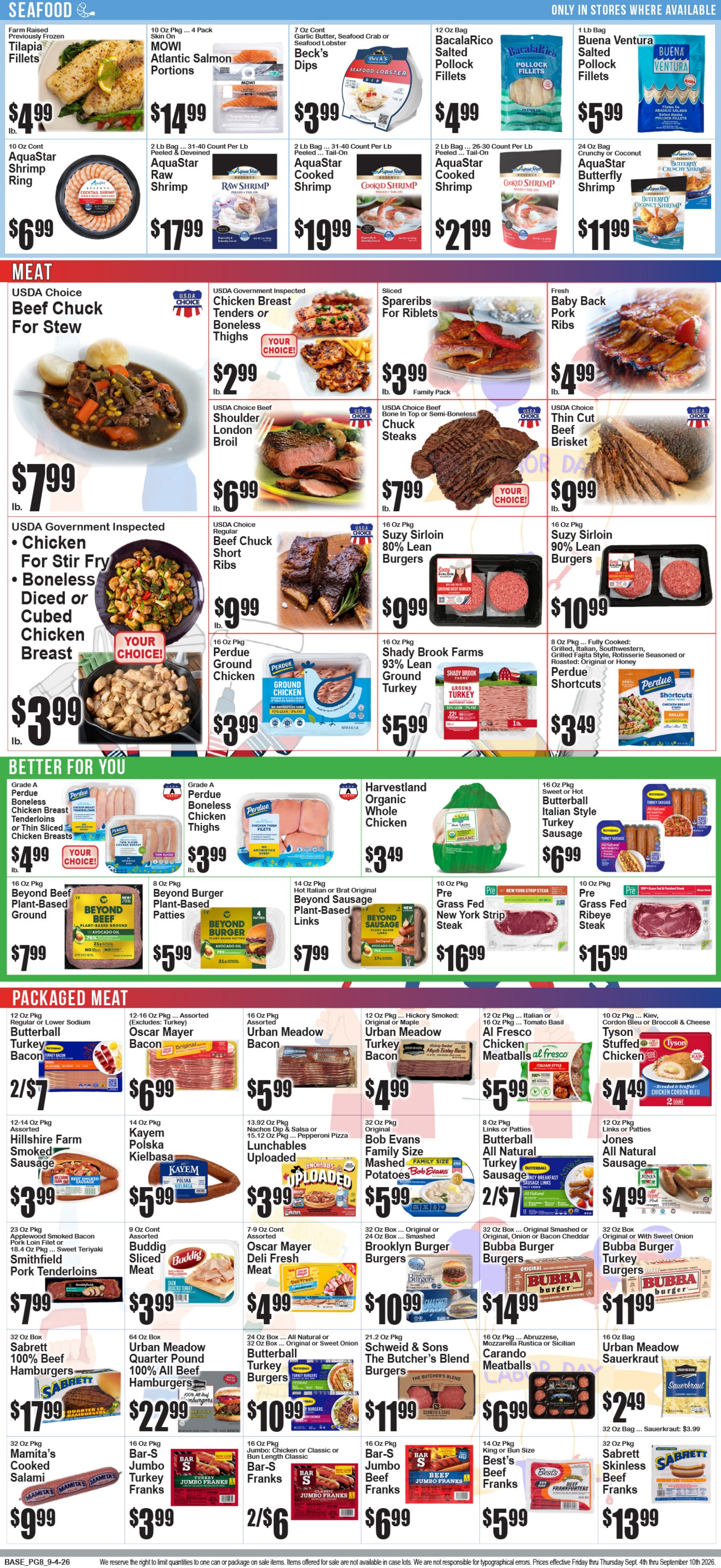 Food World Supermarket Weekly Ad September 4 - 10, 2026