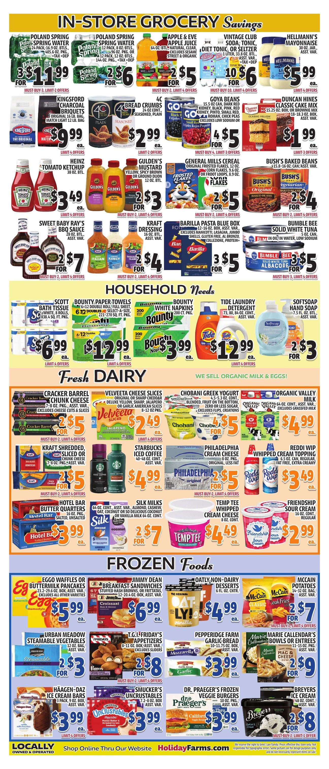 Holiday Farms Weekly Ad September 4 - 10, 2026