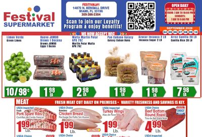 Festival Supermarket Weekly Ad September 4 - 10, 2026