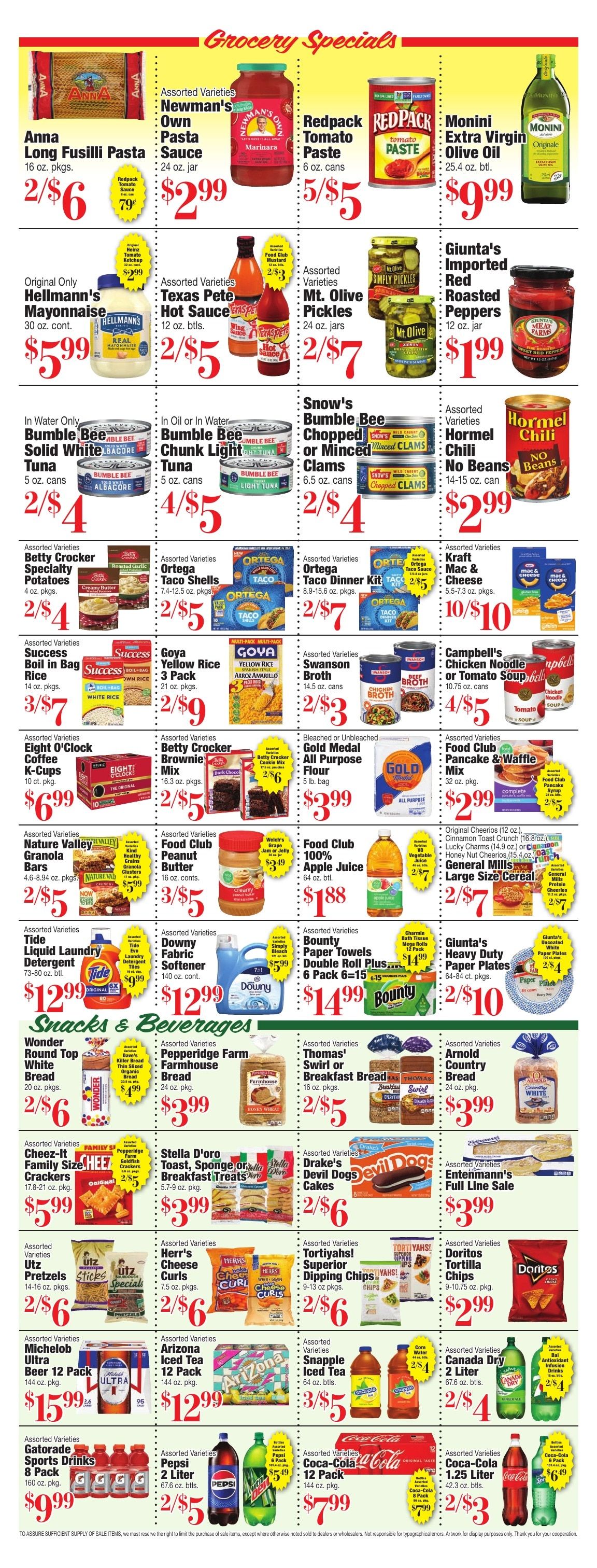 Giunta's Meat Farms Weekly Ad September 4 - 10, 2026