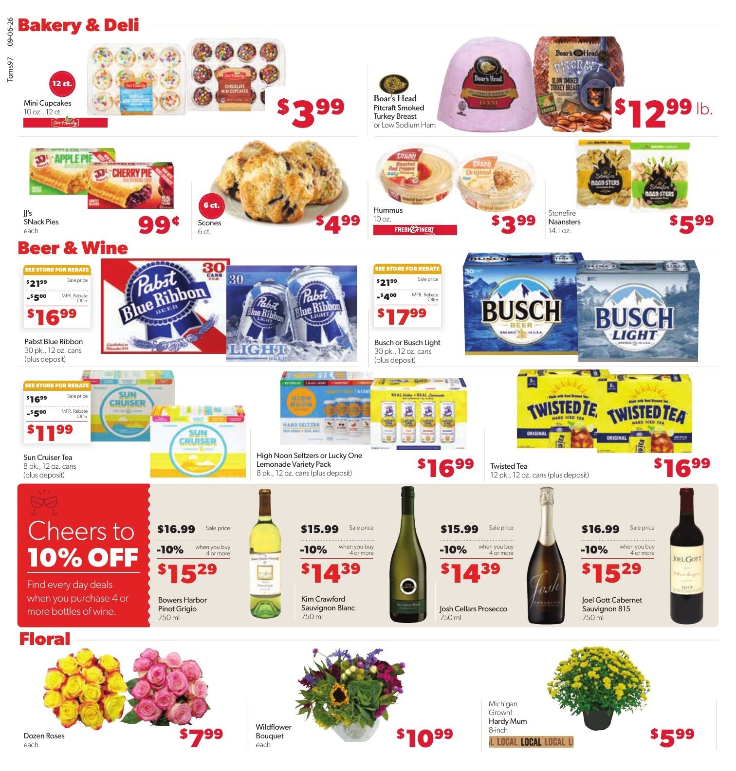 Tom's Food Center (Okemos, MI) Weekly Ad September 6 - 12, 2026