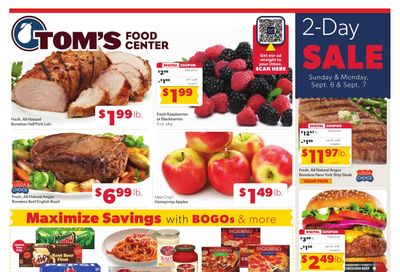 Tom's Food Center (Portland, MI) Weekly Ad September 6 - 12, 2026