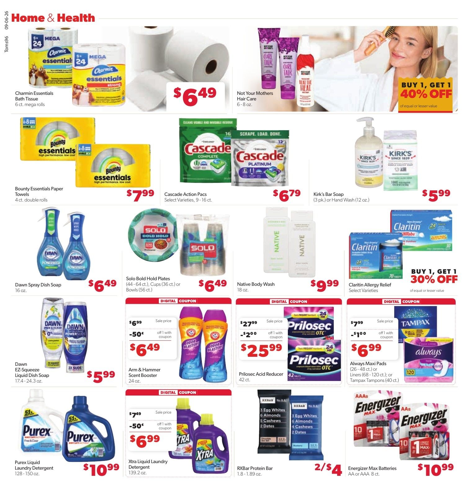 Tom's Food Center (Portland, MI) Weekly Ad September 6 - 12, 2026