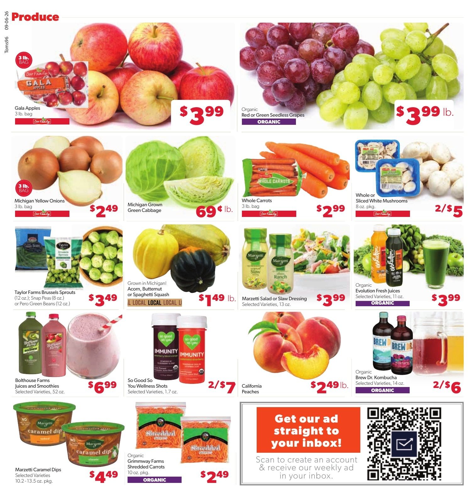 Tom's Food Center (Portland, MI) Weekly Ad September 6 - 12, 2026
