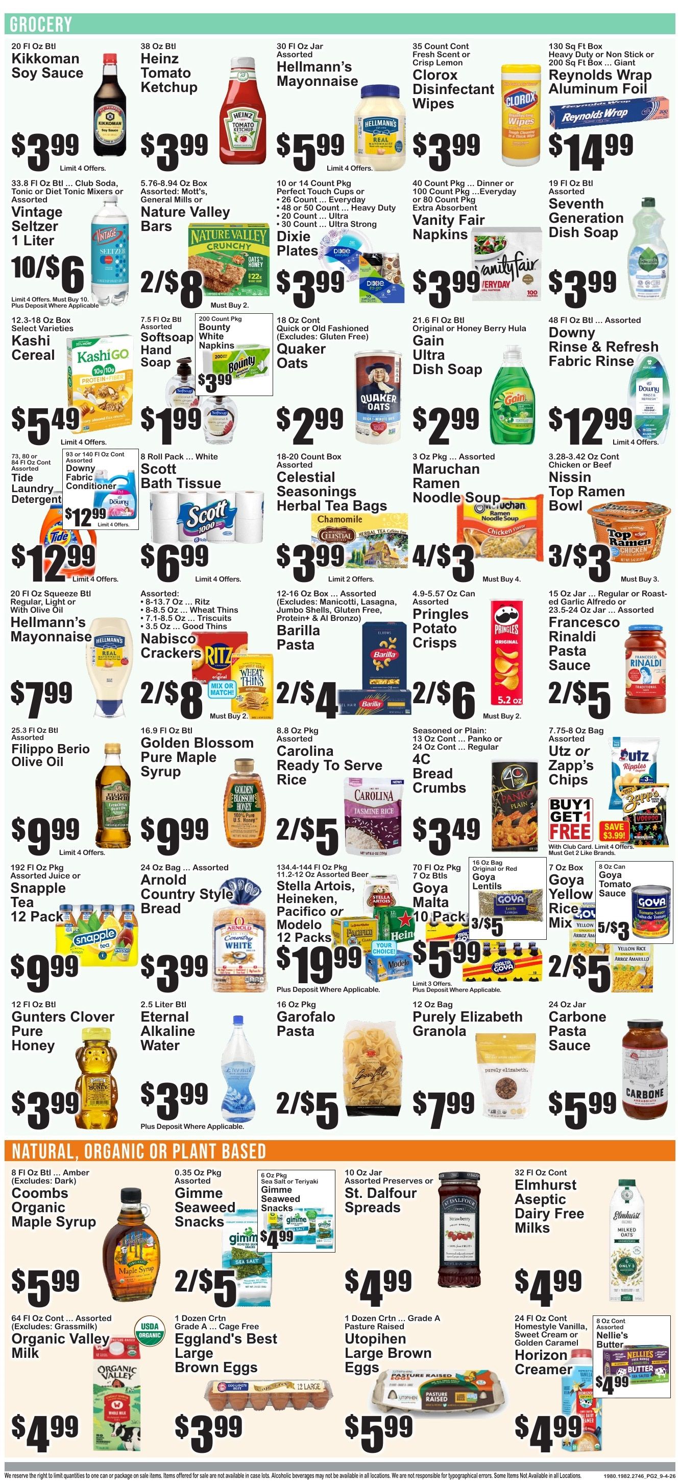 The Food Emporium Weekly Ad September 4 - 10, 2026