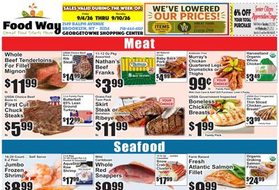 Food Way Weekly Ad September 4 - 10, 2026
