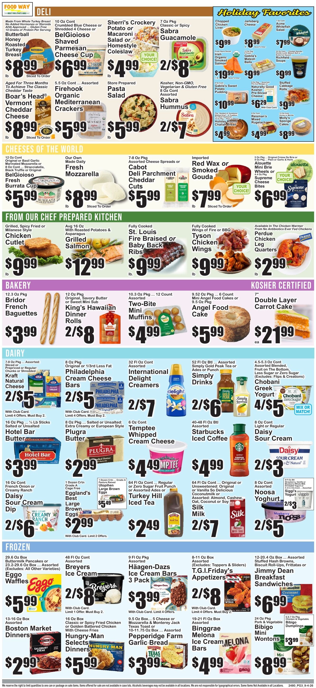Food Way Weekly Ad September 4 - 10, 2026