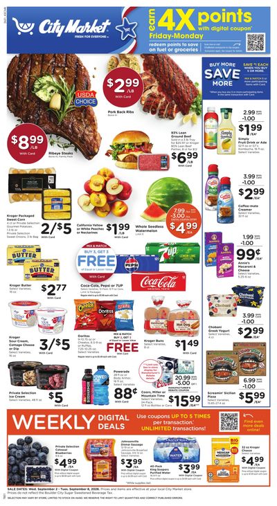 City Market (Cowdrey-Walden Area, CO) Weekly Ad September 2 - 8, 2026