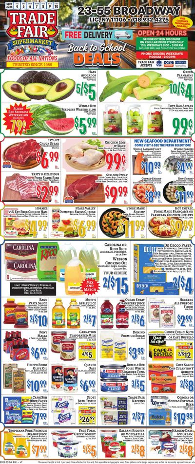 Trade Fair Supermarket Weekly Ad September 4 - 10, 2026