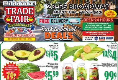 Trade Fair Supermarket Weekly Ad September 4 - 10, 2026