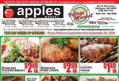 Village Market Ohio Weekly Ad September 7 - 20, 2026