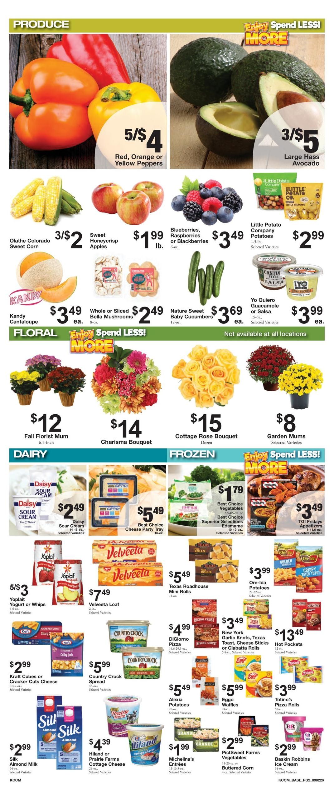 Bratchers Market Weekly Ad September 2 - 8, 2026