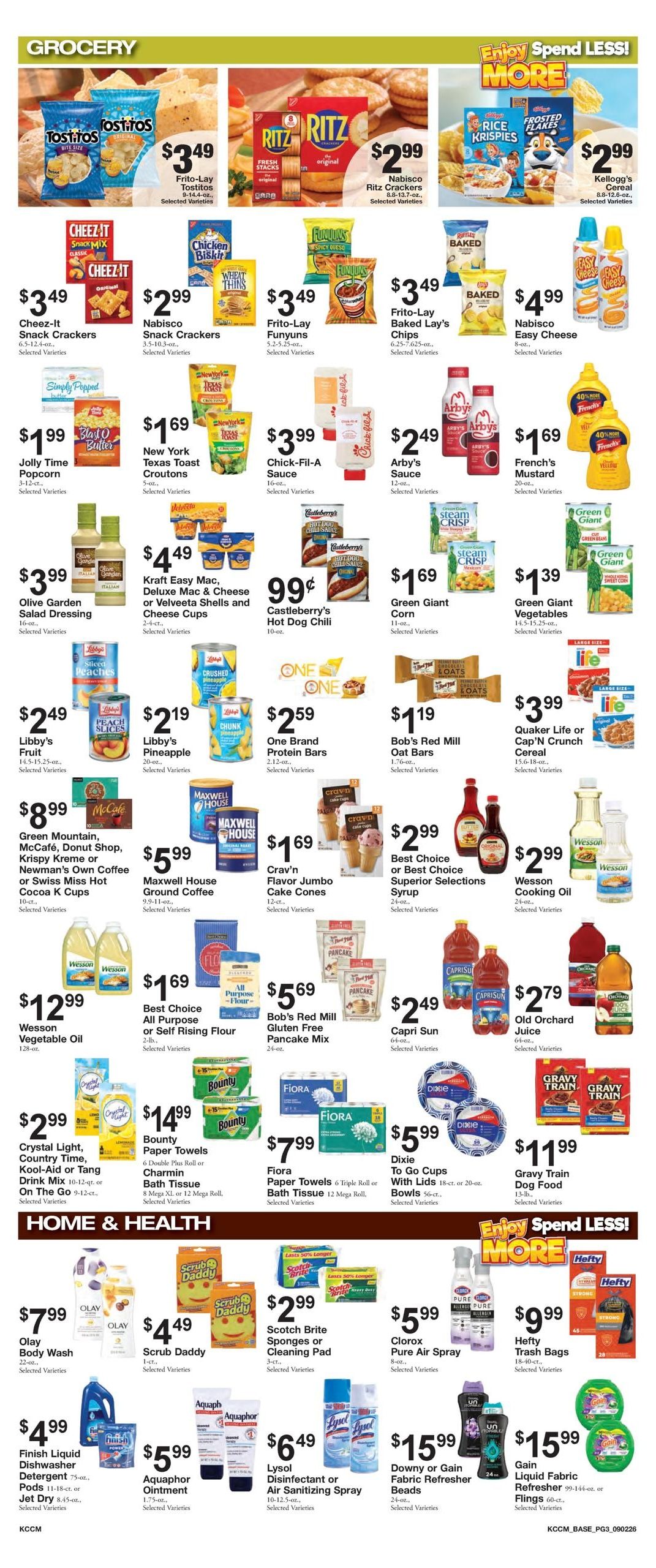 Bratchers Market Weekly Ad September 2 - 8, 2026