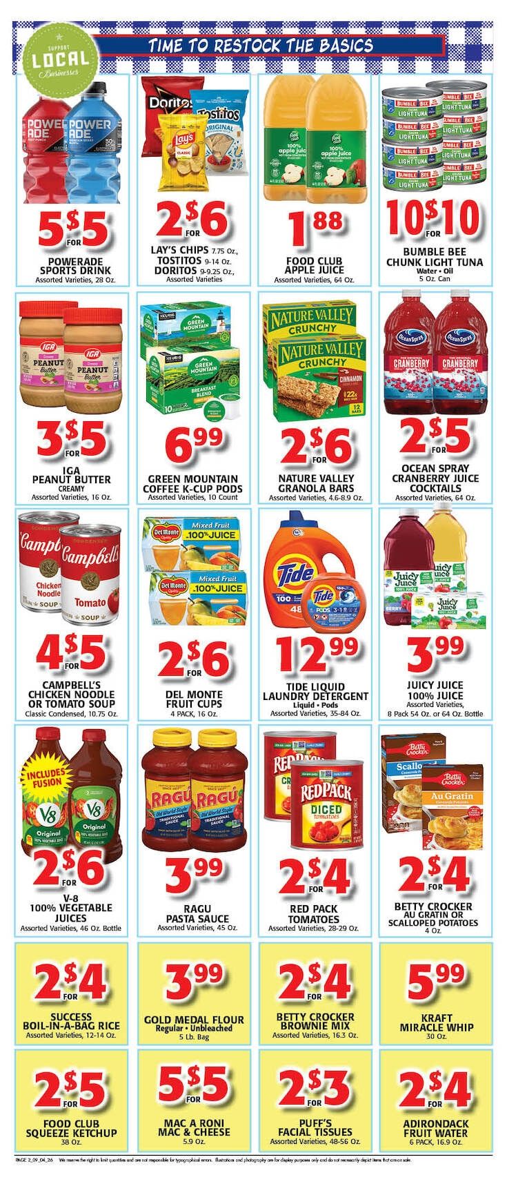 Gnazzo's Food Center Weekly Ad September 2 - 8, 2026