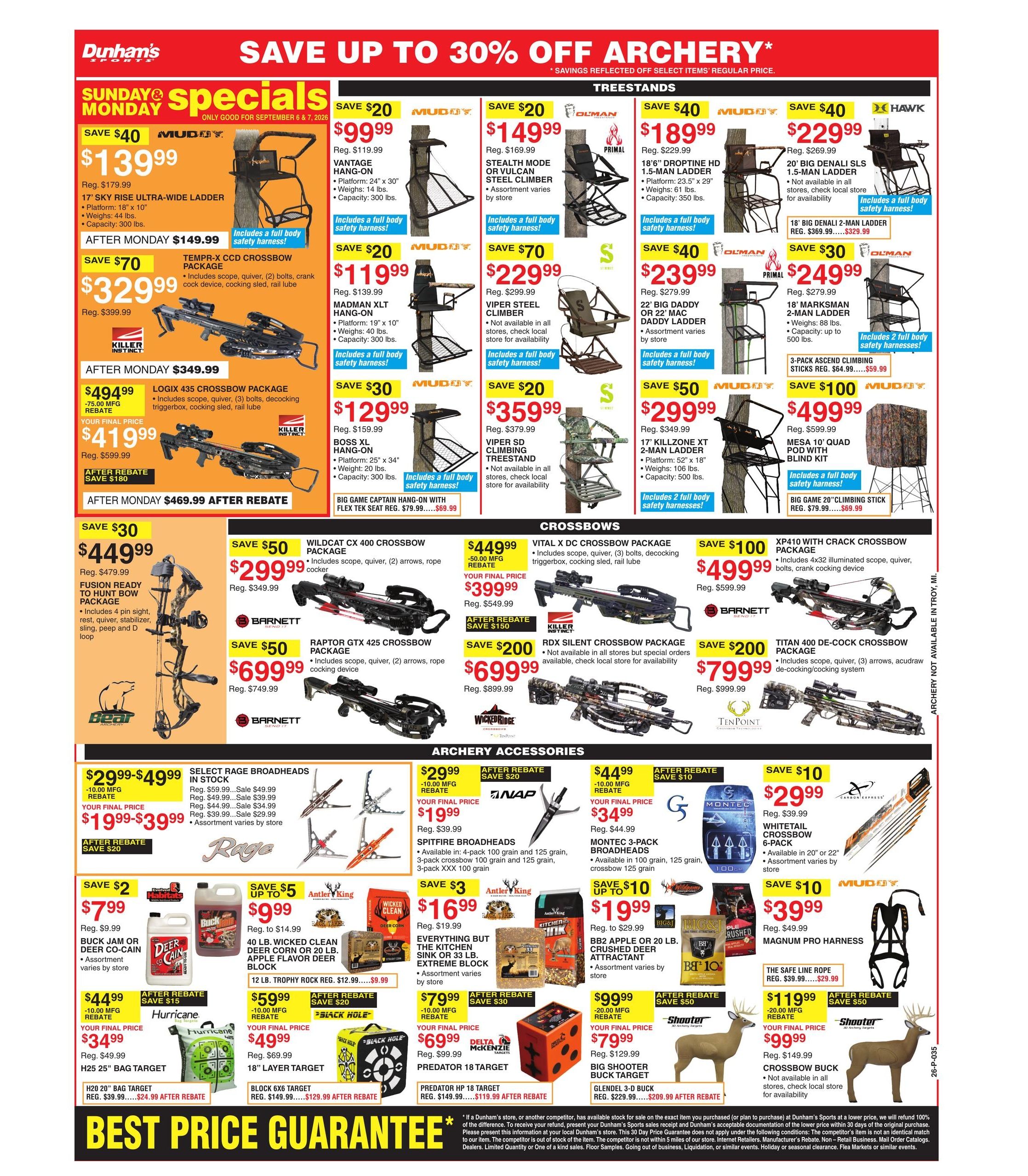 Dunham's Sports (Alton Area, IL) Weekly Ad September 5 - 10, 2026