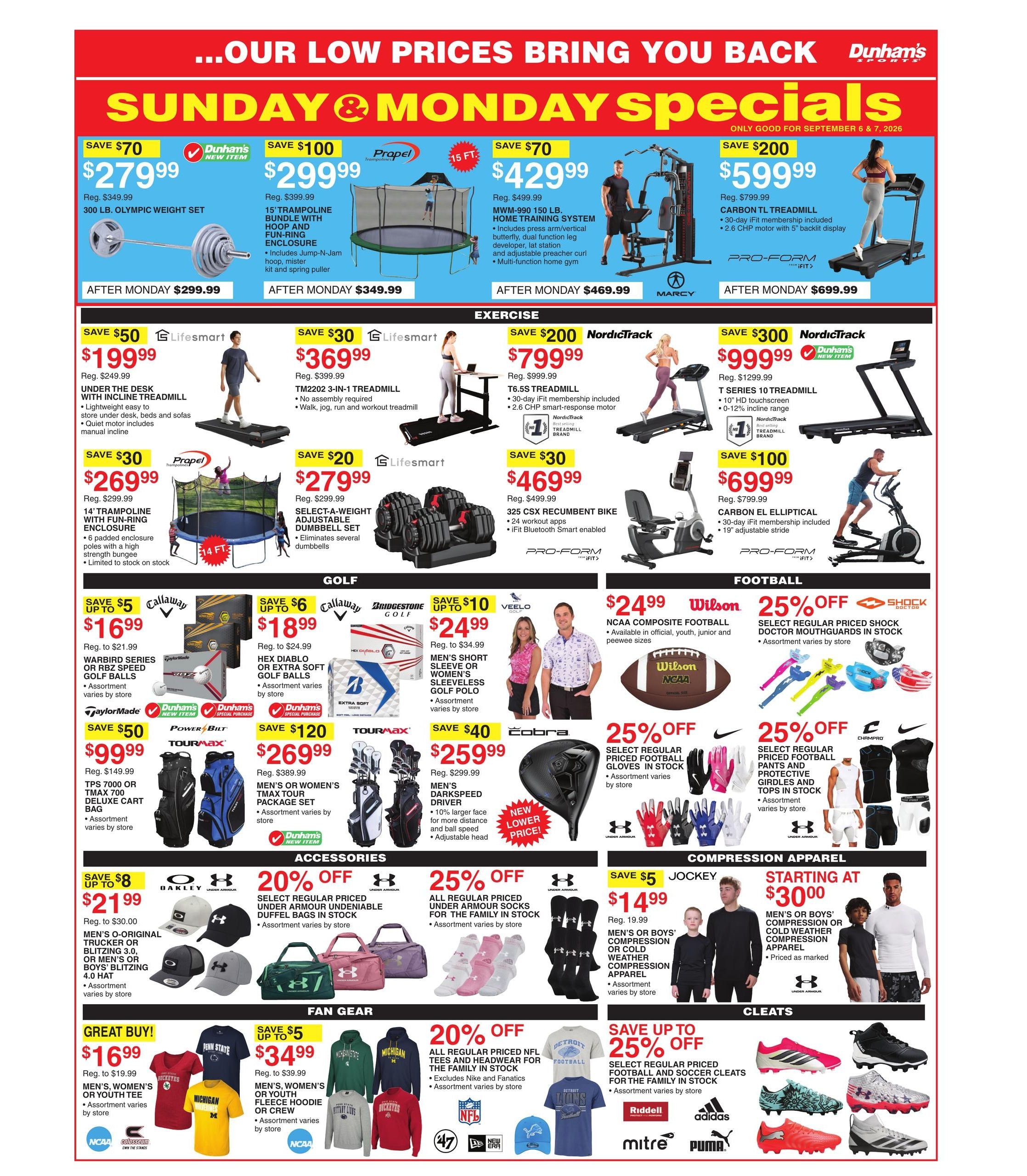 Dunham's Sports (Alton Area, IL) Weekly Ad September 5 - 10, 2026