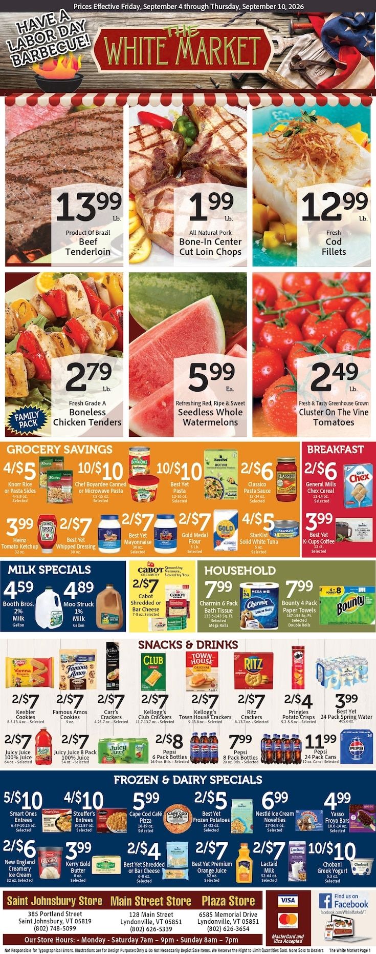 The White Market Weekly Ad September 4 - 10, 2026