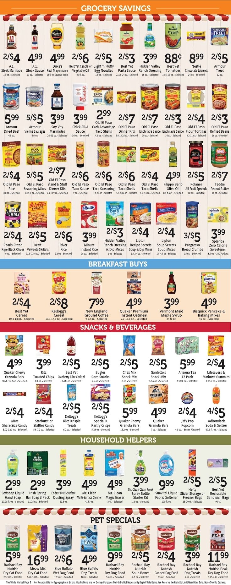 The White Market Weekly Ad September 4 - 10, 2026