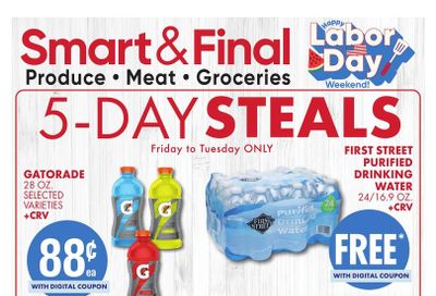Smart & Final (Salinas Area, CA) Weekly Ad September 2 - 8, 2026
