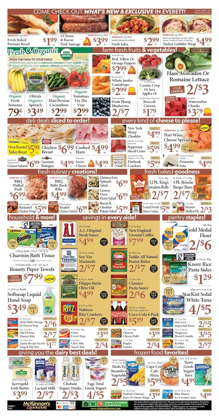 McKinnon's Supermarkets (Everett, MA) Weekly Ad September 4 - 10, 2026