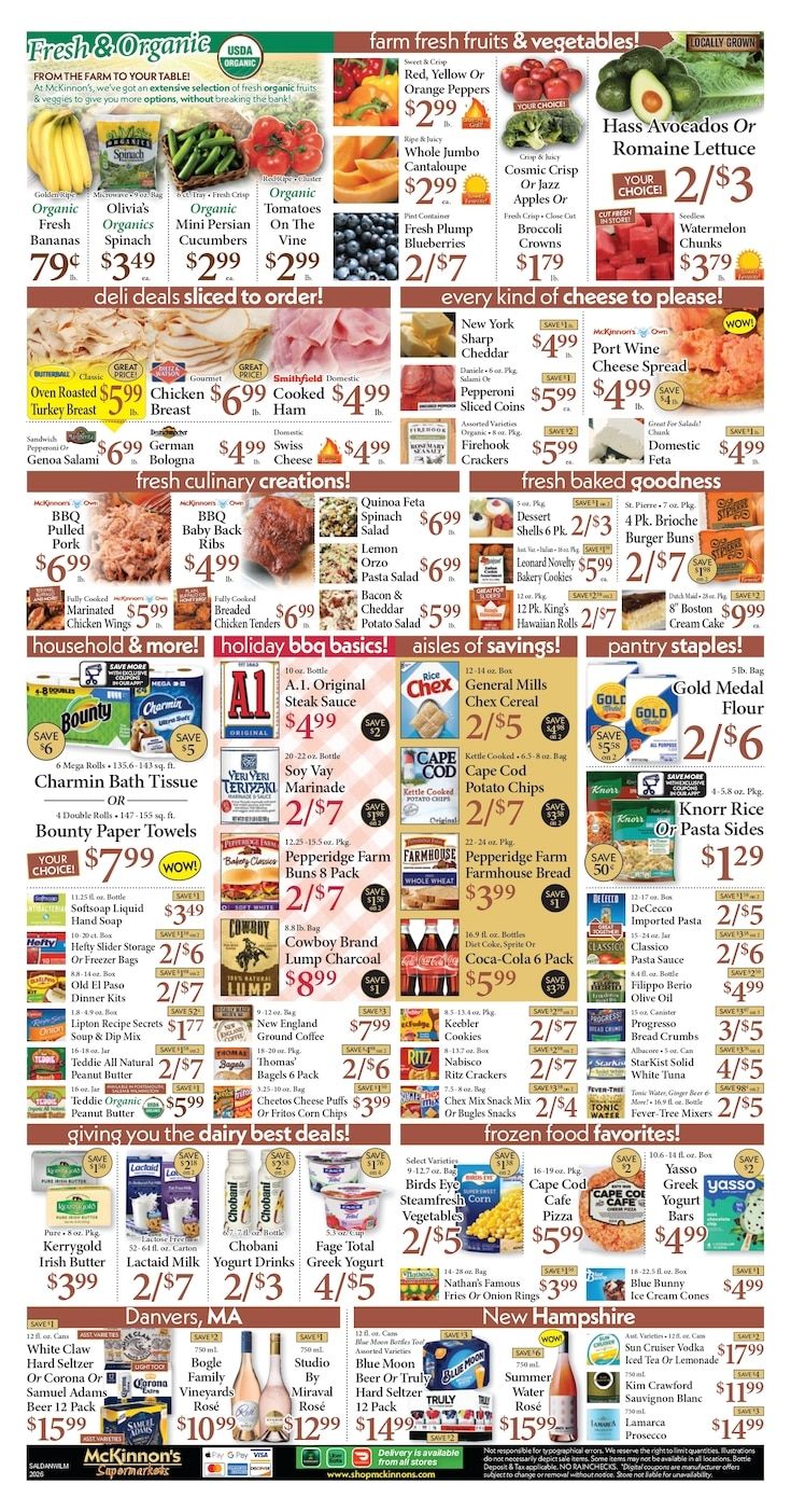 McKinnon's Supermarkets (Massachusetts, New Hampshire) Weekly Ad September 4 - 10, 2026
