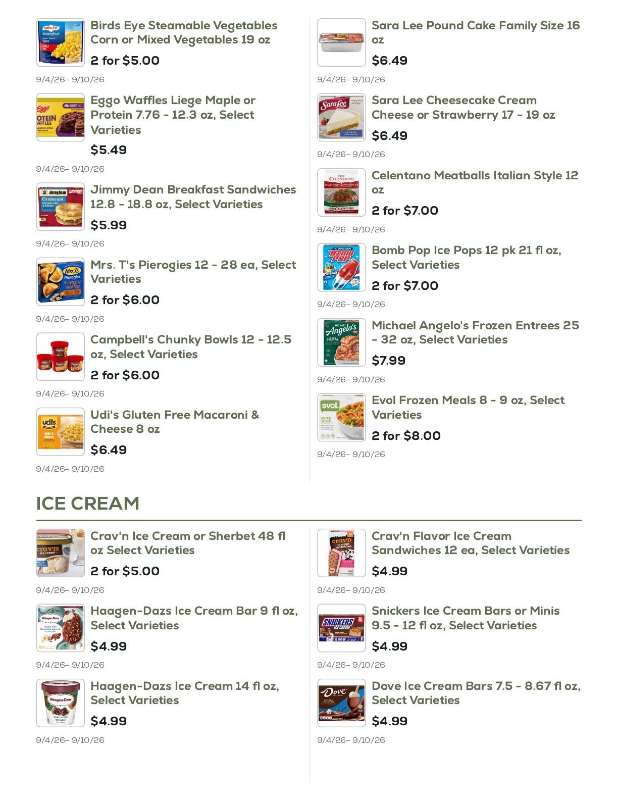Geissler's Supermarket Weekly Ad September 4 - 10, 2026