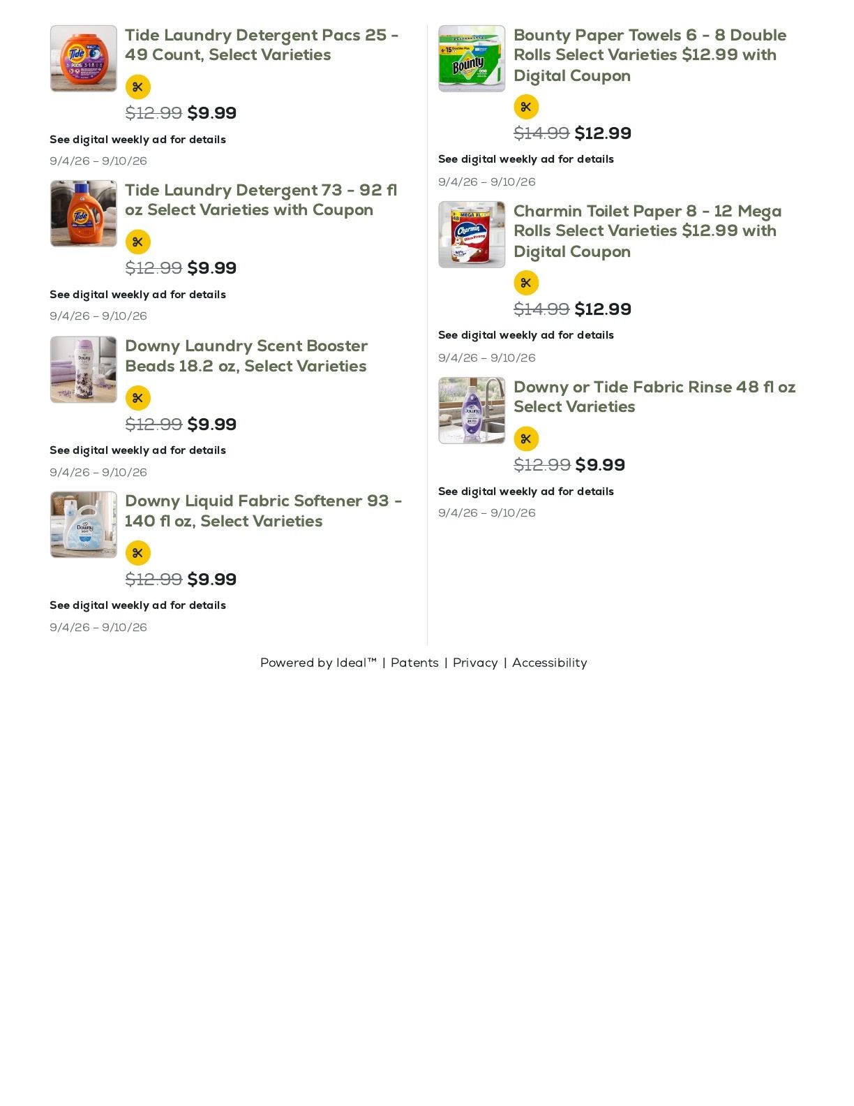 Geissler's Supermarket Weekly Ad September 4 - 10, 2026