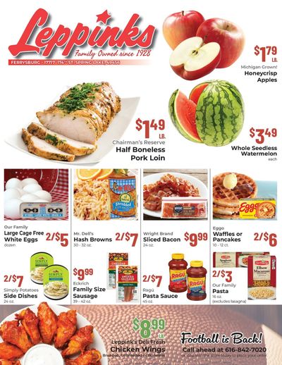 Leppinks Food Centers (Spring Lake, MI) Weekly Ad September 7 - 13, 2026