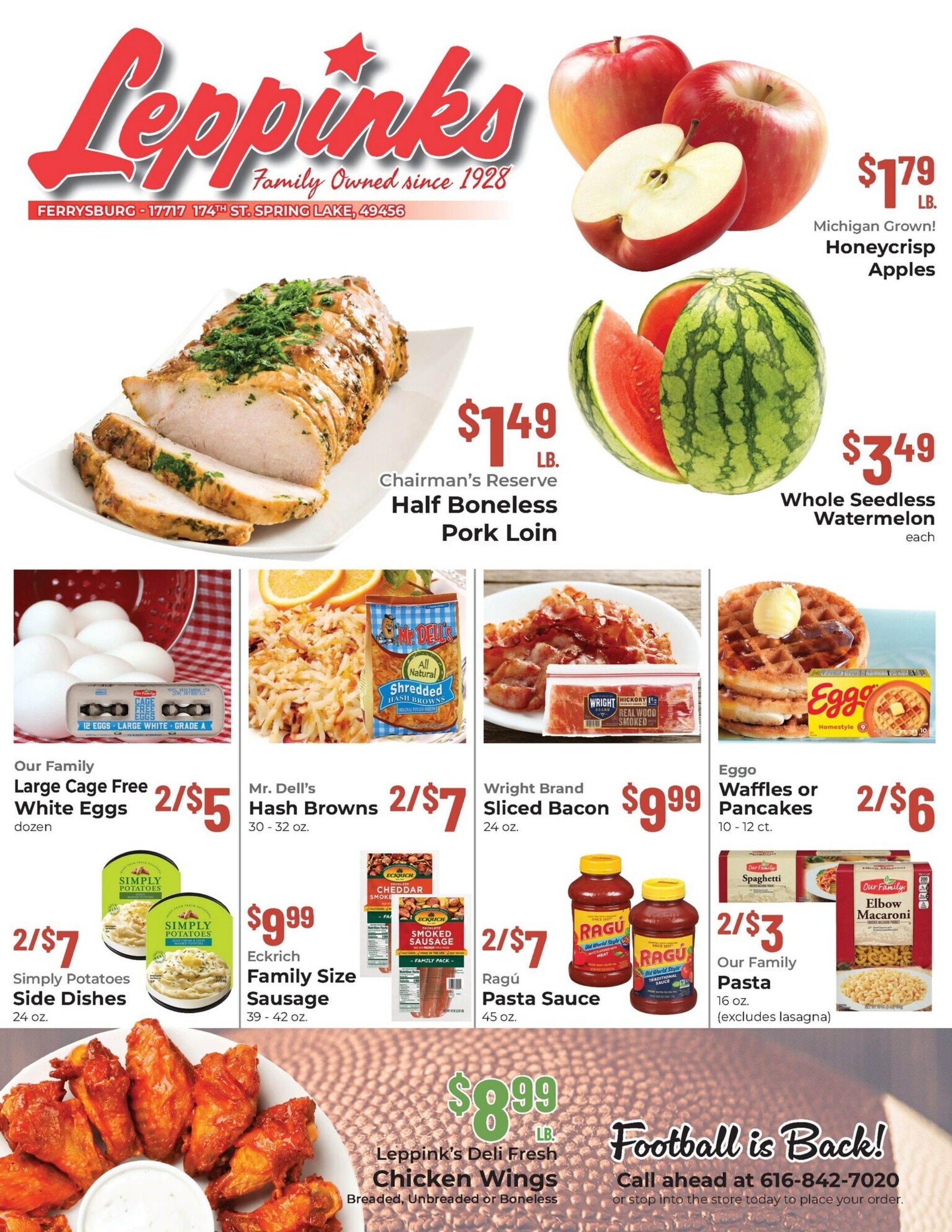 Leppinks Food Centers (Spring Lake, MI) Weekly Ad September 7 - 13, 2026