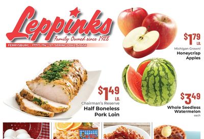 Leppinks Food Centers (Spring Lake, MI) Weekly Ad September 7 - 13, 2026
