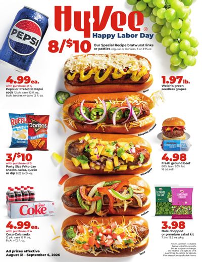 Hy-Vee (Marble Rock-Rudd Area, IA) Weekly Ad August 31 - September 6, 2026