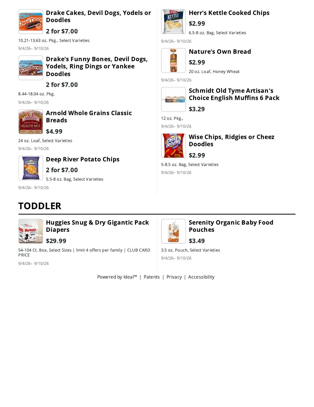 La Bella Marketplace Weekly Ad September 4 - 10, 2026
