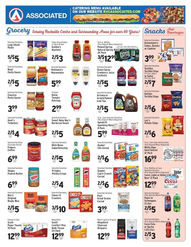 Rockville Centre Associated Weekly Ad September 4 - 10, 2026