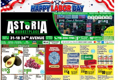 Astoria Marketplace (31-18 24th Ave, Astoria, NY) Weekly Ad September 4 - 10, 2026
