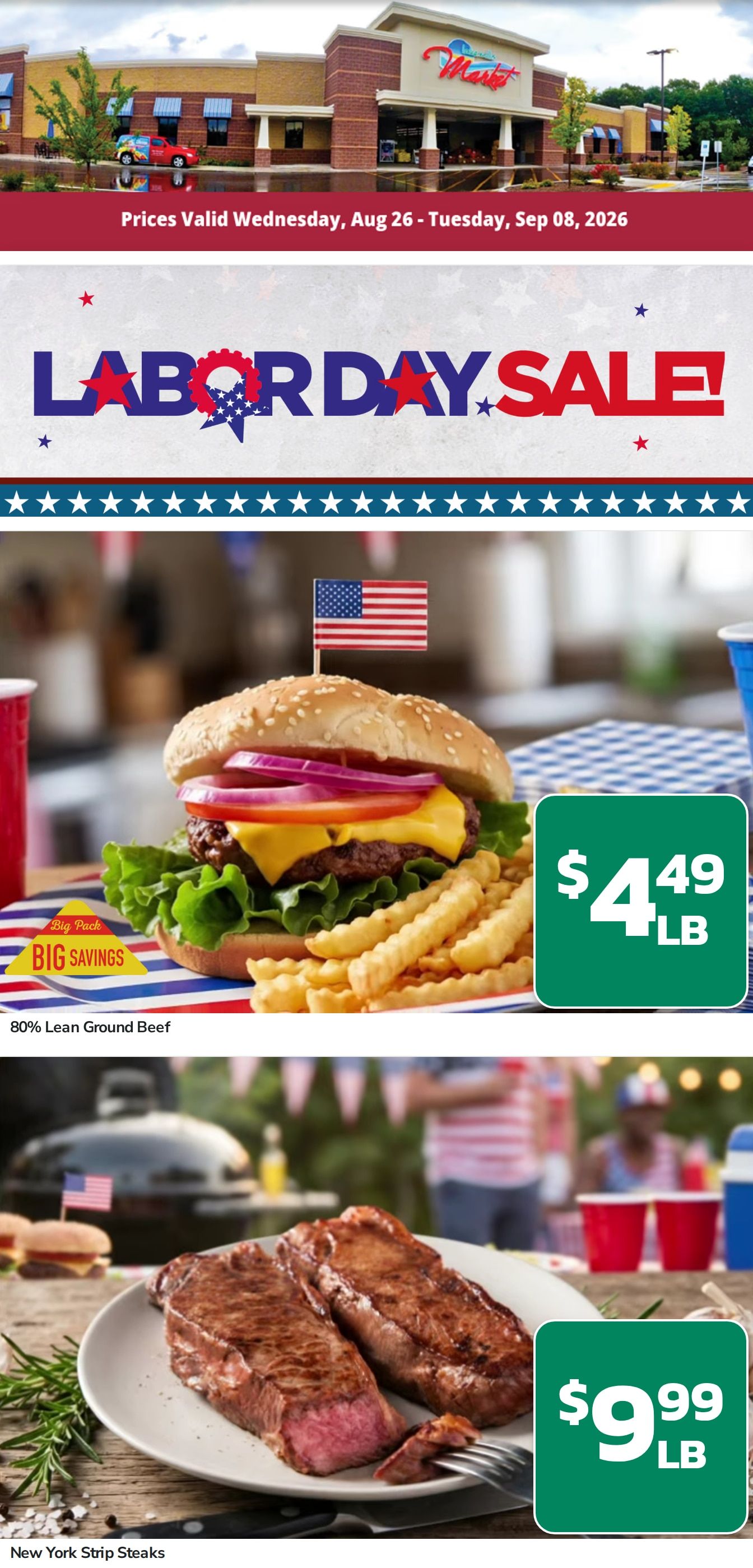 Lake Mills Market (Lake Mills, WI) Weekly Ad August 26 - September 8, 2026