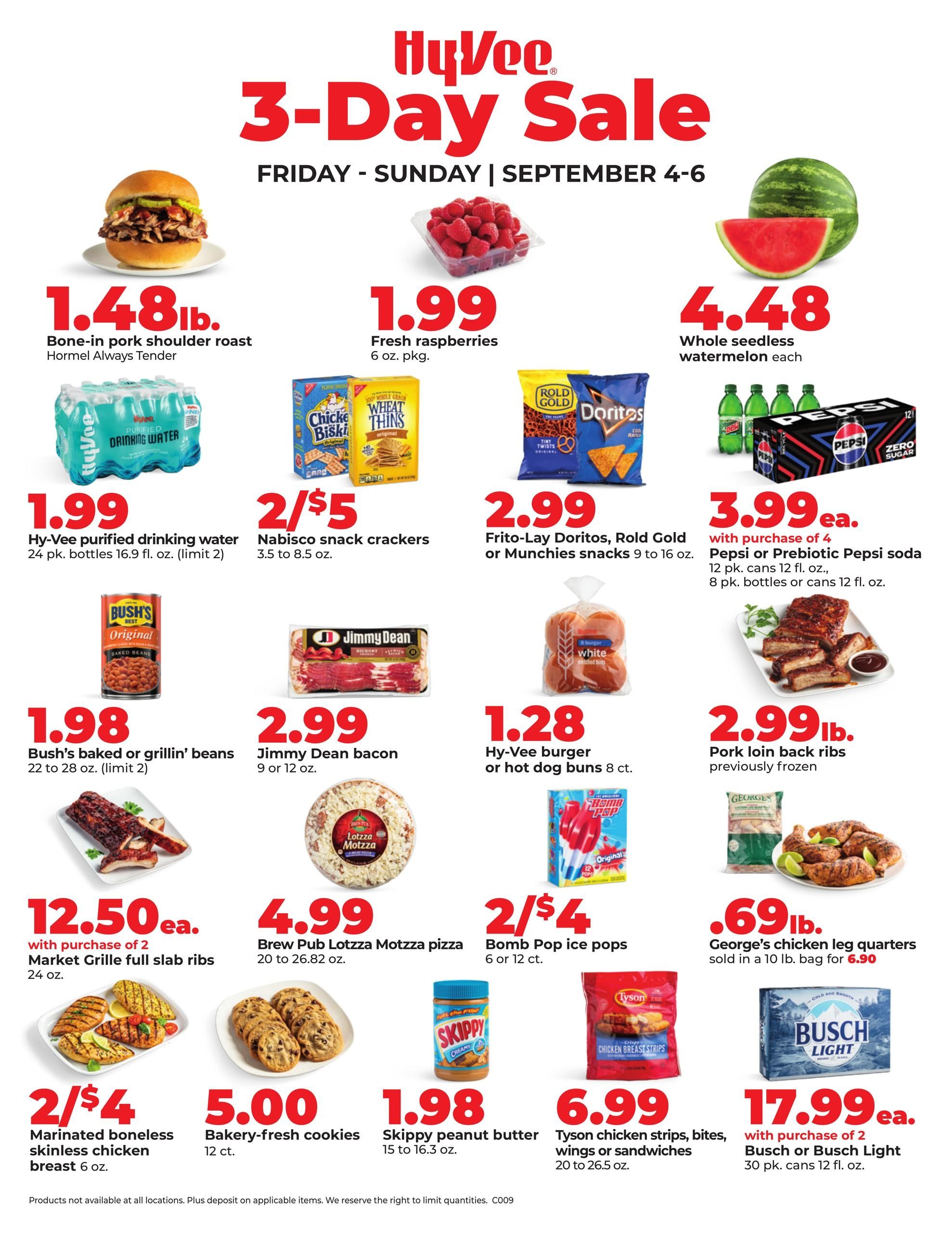 Hy-Vee (Peoria Area, IL) Special Sales Weekly Ad September 4 - 6, 2026