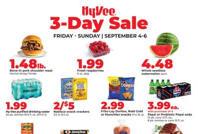 Hy-Vee (Quincy Area, IL) Special Sales Weekly Ad September 4 - 6, 2026