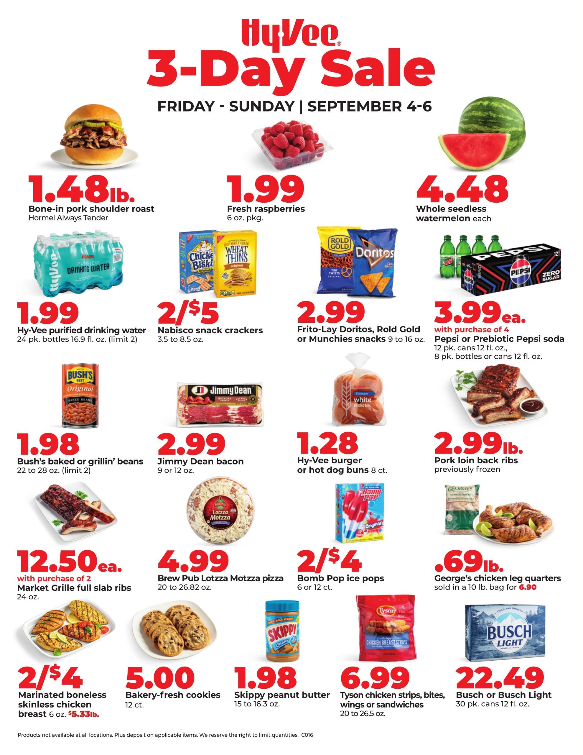 Hy-Vee (Madison Area, WI) Special Sales Weekly Ad September 4 - 6, 2026