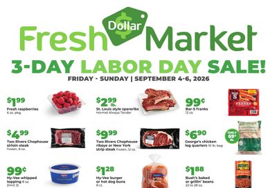 Hy-Vee (West Point Area, NE) Special Sales Weekly Ad September 4 - 6, 2026