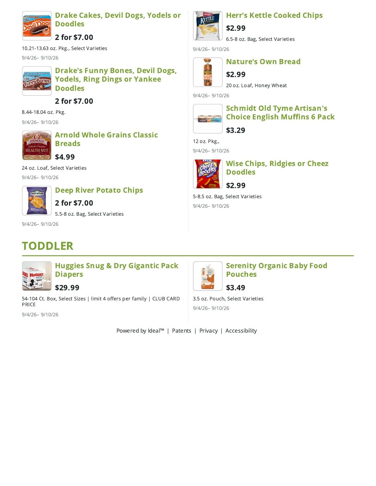 Market Fresh Weekly Ad September 4 - 10, 2026
