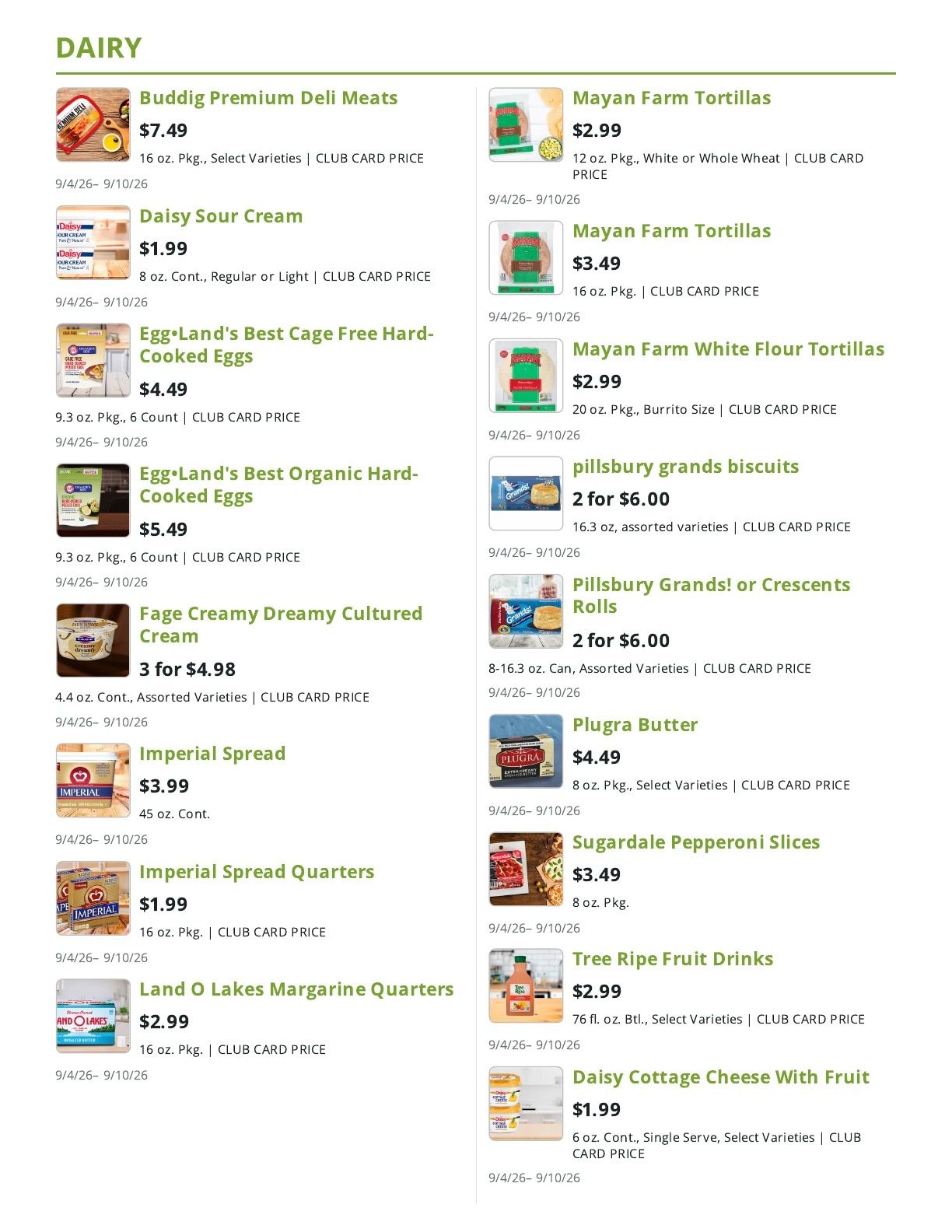 Market Fresh Weekly Ad September 4 - 10, 2026